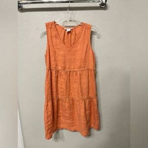 Lucky tiered linen dress size FS
